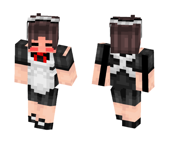 [ Kuroo ] Maid Kuroo ~ - Male Minecraft Skins - image 1