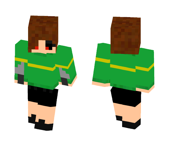 Chara Undertale - Female Minecraft Skins - image 1