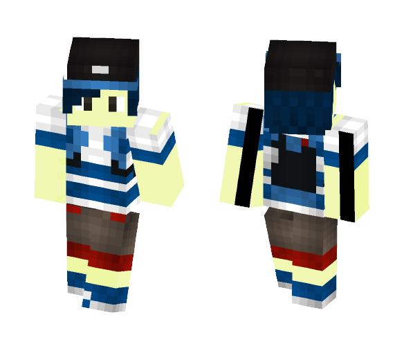 Pokemon Sun/Moon Male Trainer - Male Minecraft Skins - image 1