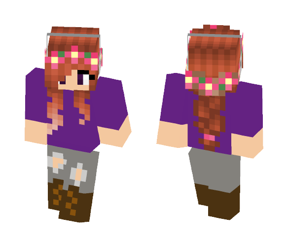 Download Free My Online Persona (For The Contest) Skin for Minecraft image 1 My Online Persona (For The Contest) - Female Minecraft Skins - image 1