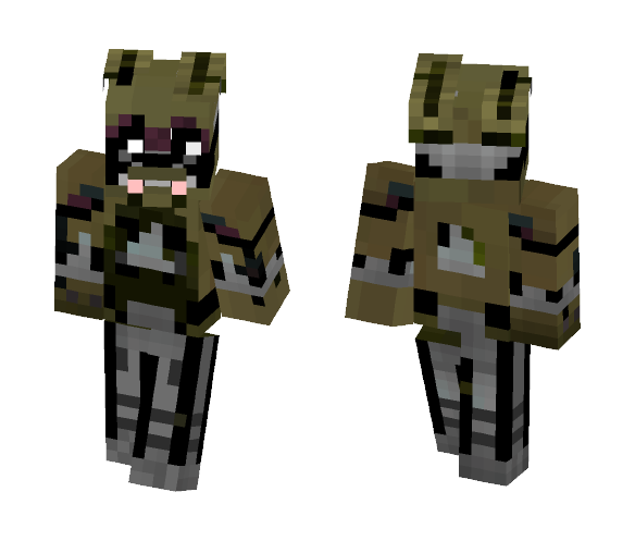 FNAF 3 - Withered Springtrap - Male Minecraft Skins - image 1