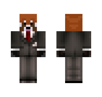 RedPanda in suit :3