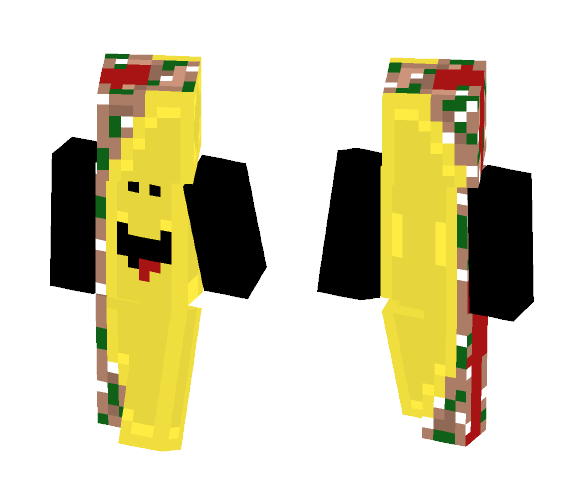 Download Free A Mexican Taco 100% Real No Fake Skin for Minecraft image 1 A Mexican Taco 100% Real No Fake - Male Minecraft Skins - image 1