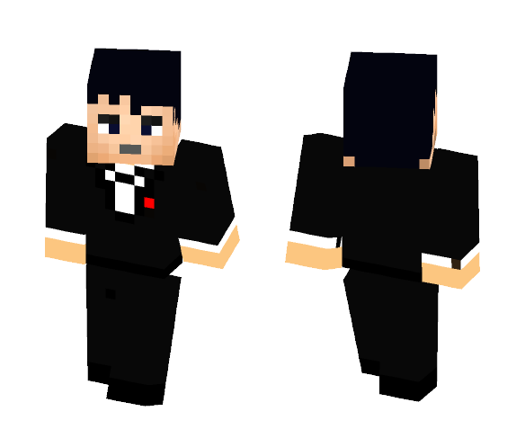 Bruce Wayne |Black Costume| - Male Minecraft Skins - image 1
