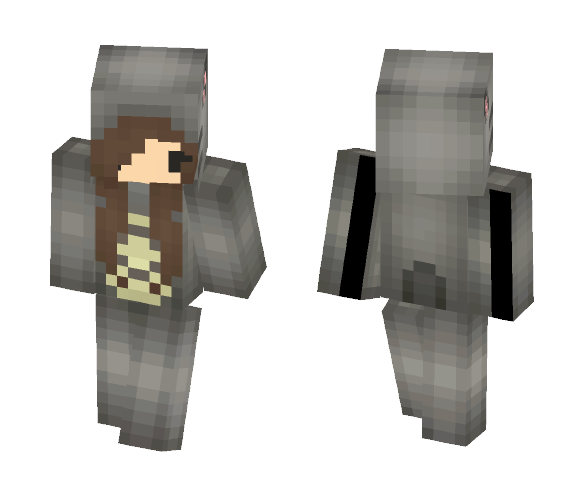 Download Free Totoro girl Skin for Minecraft image 1 Totoro girl - Girl Minecraft Skins - image 1