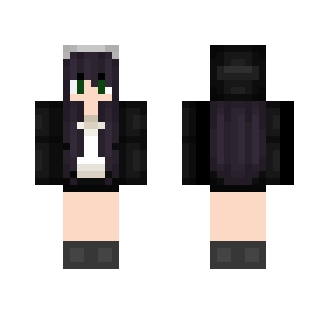 Purple Girl with Hat - Girl Minecraft Skins - image 2