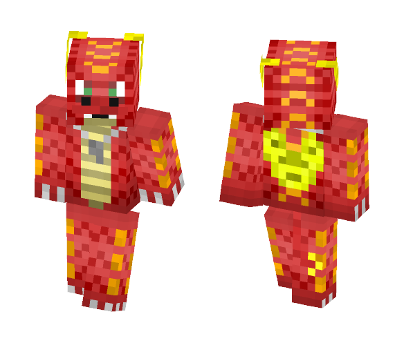 Red Dragon - Male Minecraft Skins - image 1