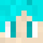 Cyan Girl - Girl Minecraft Skins - image 3