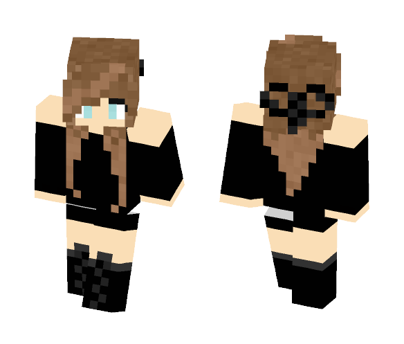 Little Black Dress Melody - Female Minecraft Skins - image 1