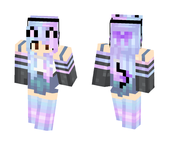 Cute galaxy girl - Cute Girls Minecraft Skins - image 1