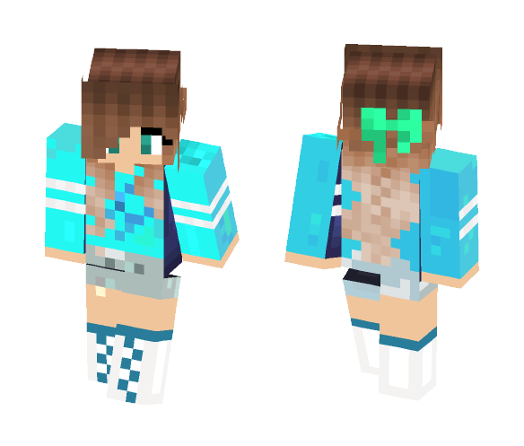 Bubble Girl - Girl Minecraft Skins - image 1