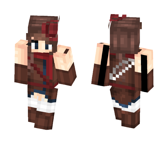 Download Free Online Persona (OC) Amaria Skin for Minecraft image 1 Online Persona (OC) Amaria - Female Minecraft Skins - image 1