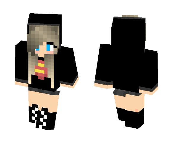 Download Free Avereage Girl skin Skin for Minecraft image 1 Avereage Girl skin - Girl Minecraft Skins - image 1