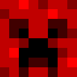 Red Creeper - Male Minecraft Skins - image 3