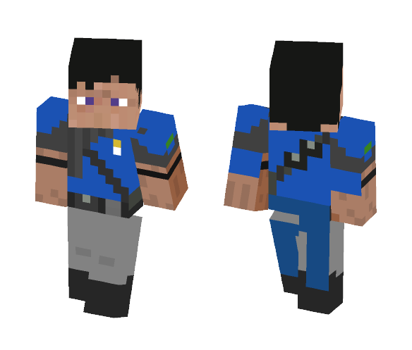 Overwatch gunner - Male Minecraft Skins - image 1