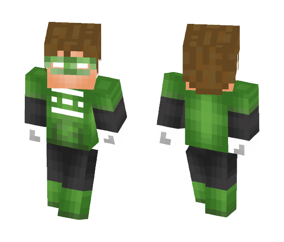 Green Lantern | Glowing Eyes - Comics Minecraft Skins - image 1