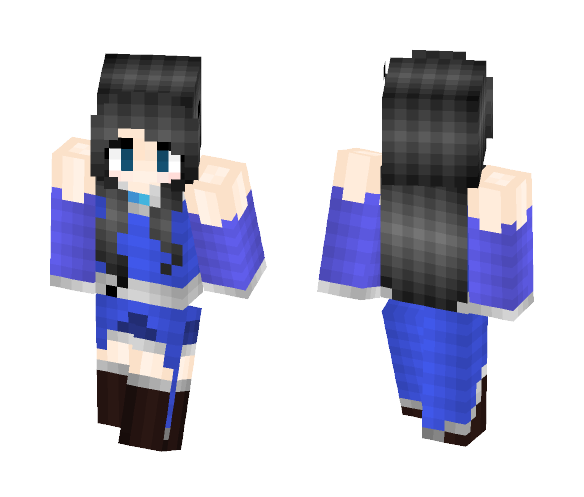Water Bender - Female Minecraft Skins - image 1