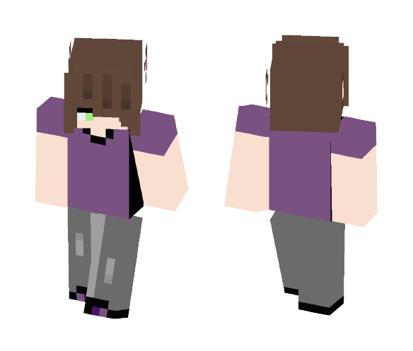 Download Free Neko Ver of me oc Skin for Minecraft image 1 Neko Ver of me oc - Male Minecraft Skins - image 1