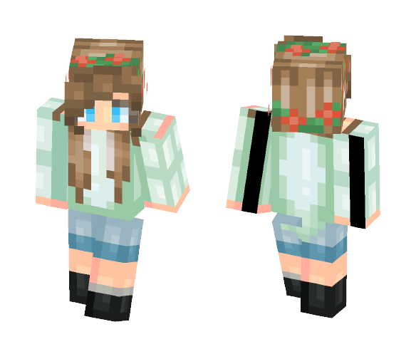 my heart beats like a drum - Female Minecraft Skins - image 1
