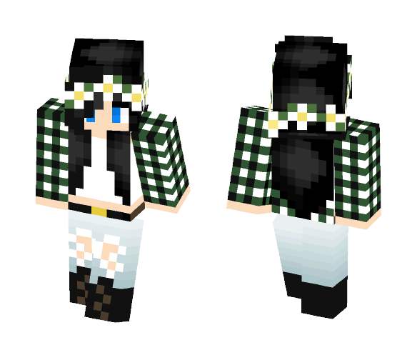 FIRST SKIN!!!!! - Female Minecraft Skins - image 1