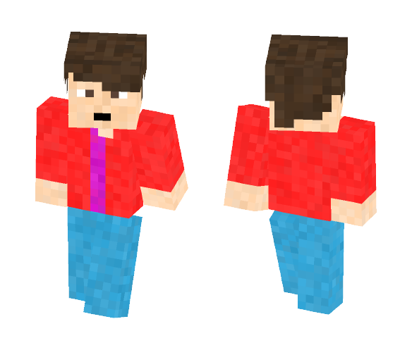 Download Free Me Teen, My Online Persona Skin for Minecraft image 1 Me Teen, My Online Persona - Male Minecraft Skins - image 1