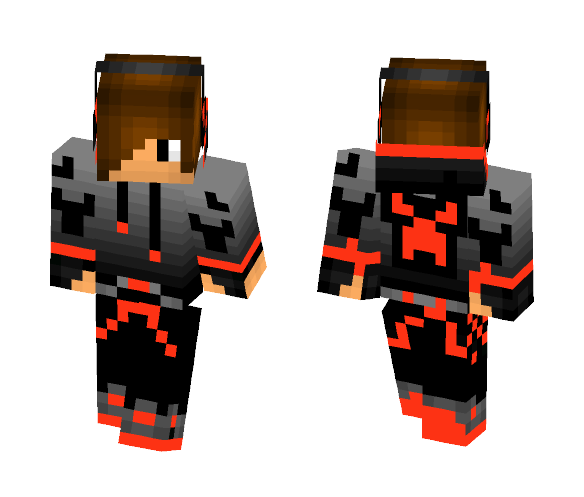 Swag boy red - Boy Minecraft Skins - image 1