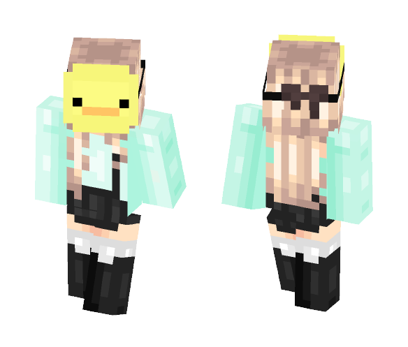 Download Free duck girl Skin for Minecraft image 1 duck girl - Girl Minecraft Skins - image 1