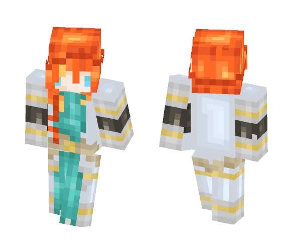 Download Free Knight Girl: Changing up My Style Skin for Minecraft image 1 Knight Girl: Changing up My Style - Female Minecraft Skins - image 1