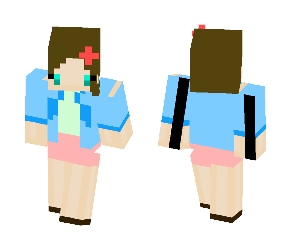 Download Free Girl 2.0 Skin for Minecraft image 1 Girl 2.0 - Girl Minecraft Skins - image 1