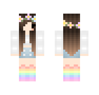 Rainbow chibi girl