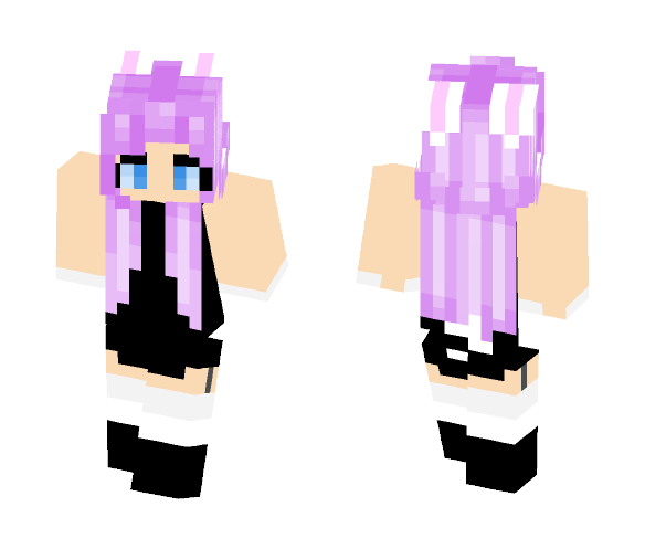 NAWT a evil bunny dancer xD - Female Minecraft Skins - image 1