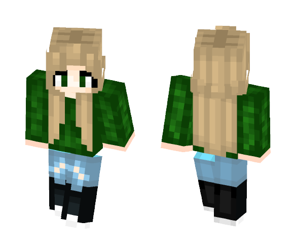 Download Free Blonde girl Skin for Minecraft image 1 Blonde girl - Girl Minecraft Skins - image 1