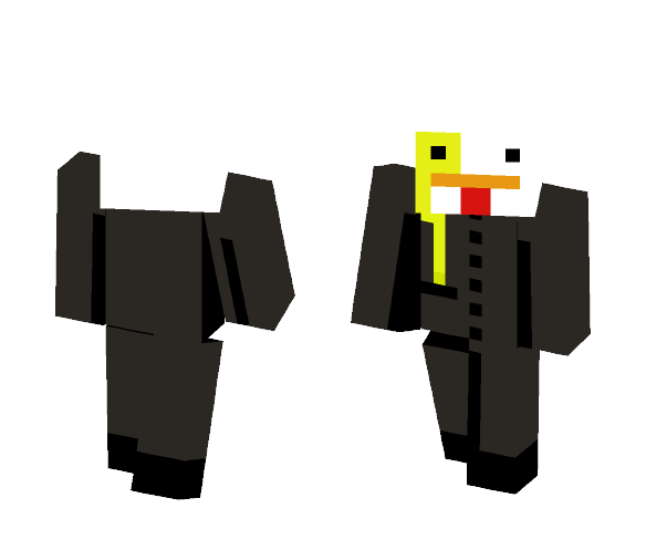 chicken in a busnes suite - Male Minecraft Skins - image 1