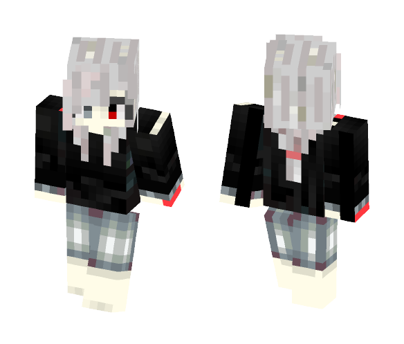 Kaneki (girl) - Female Minecraft Skins - image 1
