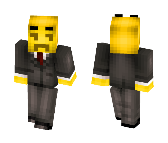 Repulsed Emoji Man - Interchangeable Minecraft Skins - image 1