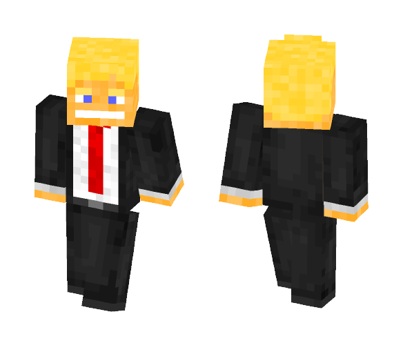 Download Free Donald Trump Skin for Minecraft image 1 Donald Trump - Male Minecraft Skins - image 1