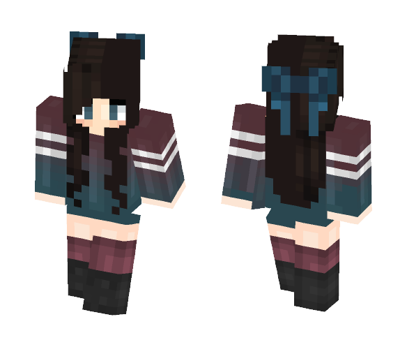 Download Free Sports girl Skin for Minecraft image 1 Sports girl - Girl Minecraft Skins - image 1