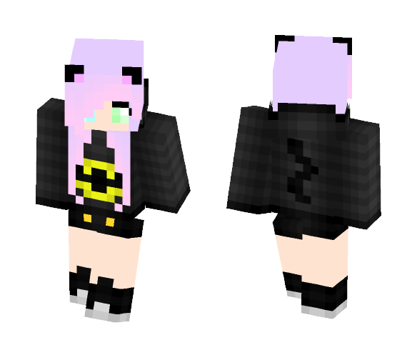 Girl Batman - Batman Minecraft Skins - image 1