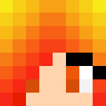 Flame Haired Rainbow Girl - Color Haired Girls Minecraft Skins - image 3