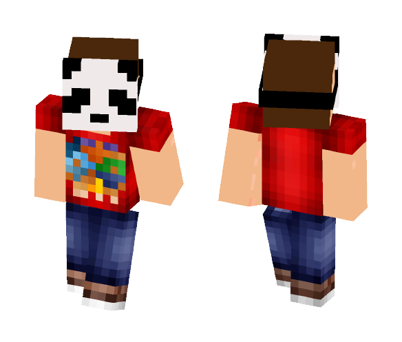 Panda Shuwaz - Male Minecraft Skins - image 1