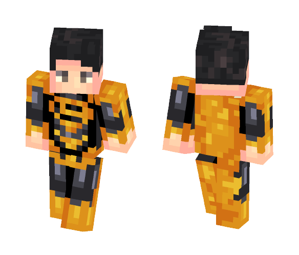 Superman (YELLOW LANTERN CORPS) - Male Minecraft Skins - image 1
