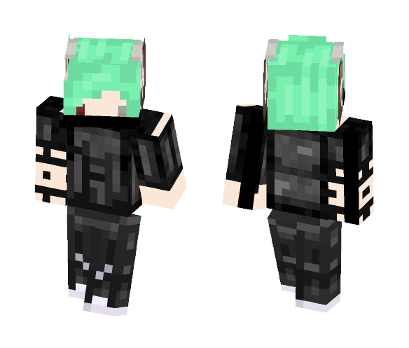 Painted Black〖OC: Rae〗 - Interchangeable Minecraft Skins - image 1
