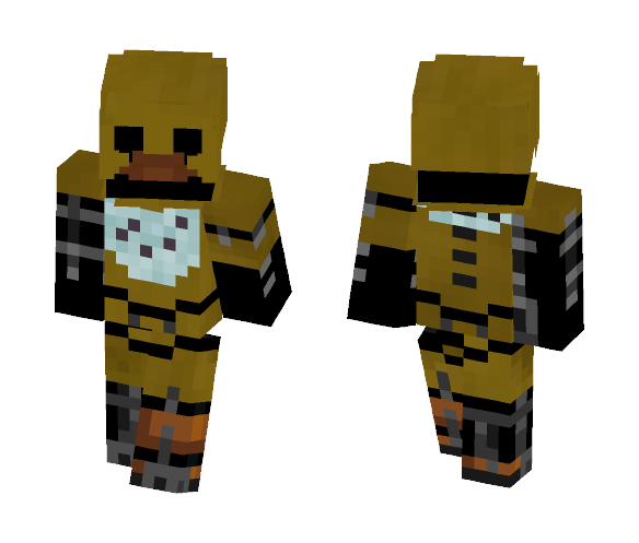 TJOC - Ignited Chica - Female Minecraft Skins - image 1