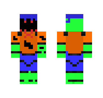 old green face the zombie FNAF OC
