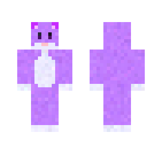 Kawaii Purple Cat