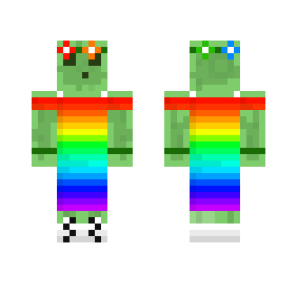 Rainbow Slime - Female Minecraft Skins - image 2