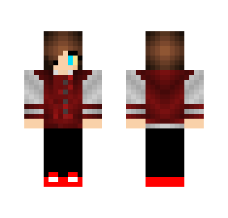 Red College Girl - Girl Minecraft Skins - image 2