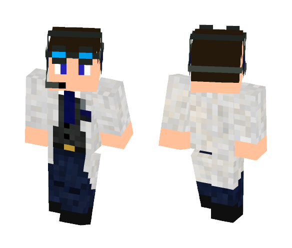 Achroknight - the Scientist - Male Minecraft Skins - image 1