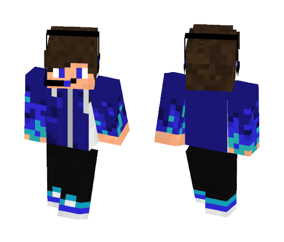 blue steve123 - Male Minecraft Skins - image 1