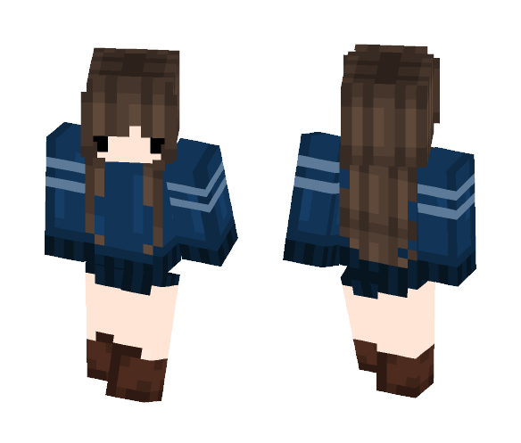Download Free Chibi Girl ~ Mystic Chan Skin for Minecraft image 1 Chibi Girl ~ Mystic Chan - Girl Minecraft Skins - image 1